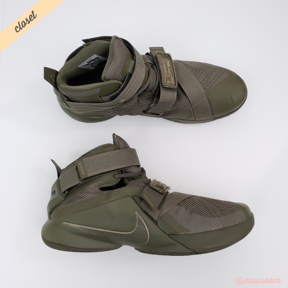 army green lebrons